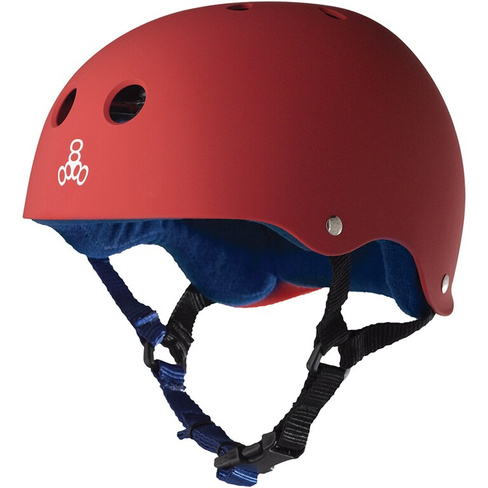 Шлем для скейтбординга Triple 8 Sweatsaver Liner, красный