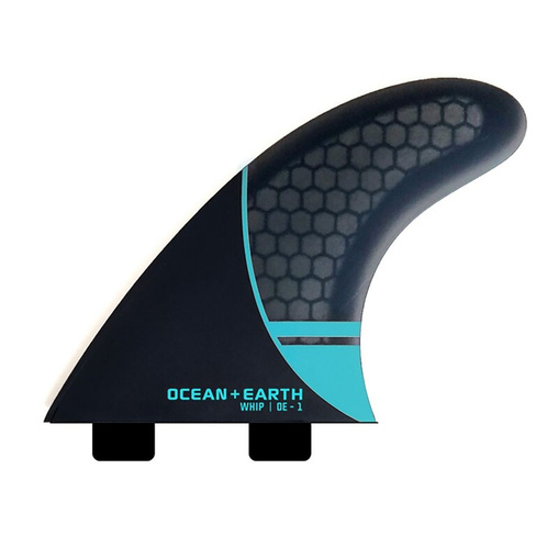 Киль для серфинга Ocean & Earth OE1 Whip Thruster Dual Tab, серебряный