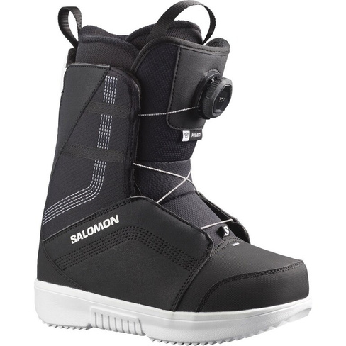 Ботинки для сноубординга Salomon Project Boa Kids, черный