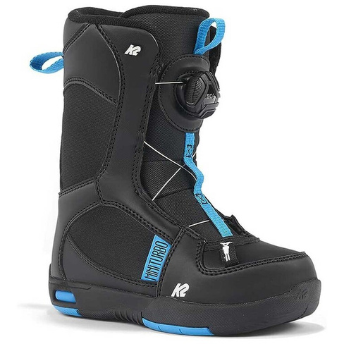Ботинки для сноубординга K2 Snowboards Mini Turbo Youth, черный
