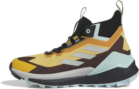 Походная обувь Terrex Free Hiker 2 GTX adidas, цвет Preloved Yellow/Wonder Silver/Semi Flash Aqua