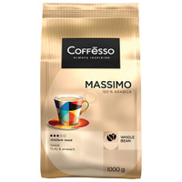 Кофе в зернах COFFESSO "Massimo" 100% арабика, 1 кг, ш/к 08244, 102488