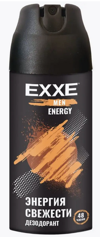 Дезодорант для тела Exxe Men Energy 150мл спрей