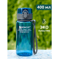Бутылка для воды POWCAN - Темно-синяя , 400 мл. глянцевая Powcan