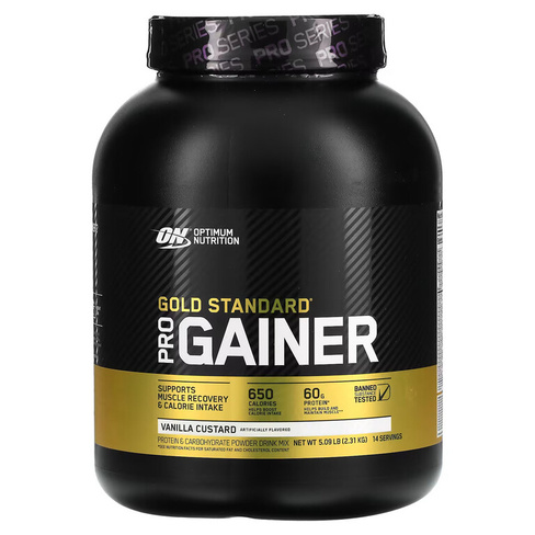 Optimum Nutrition, Gold Standard Pro Gainer, ванильный крем, 2,31 кг (5,09 фунта)