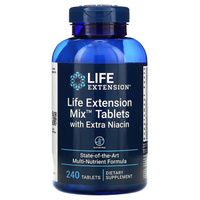 Таблетки с Дополнительным Ниацином Life Extension Mix, 240 таблеток