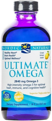 Nordic Naturals Ultimate Omega 2840 Lemon Flavor масло с омега-3 жирными кислотами, 237 ml