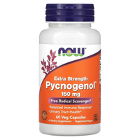Пикногенол повышенной прочности NOW Foods, 150 мг, 60 растительных капсул