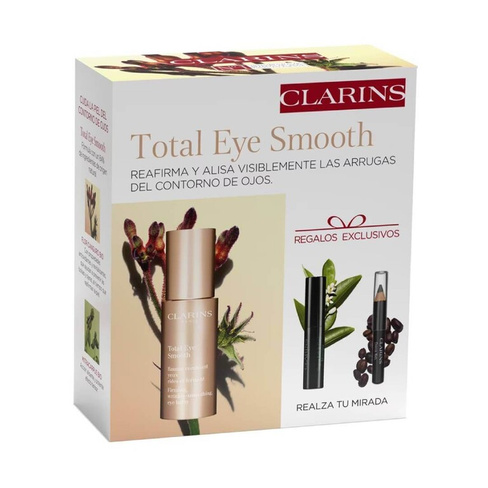 Подарочный набор Clarins Total Eye Smooth, 3 предмета