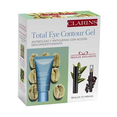 Подарочный набор Clarins Total Eye Blue Gel, 3 предмета