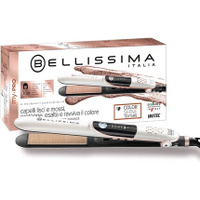 Выпрямитель для волос Bellissima Creativity Color Shine B22 100 с тканевым покрытием для защиты волос - контроль темпера
