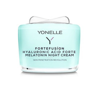 Крем с гиалуроновой кислотой и мелатонином на ночь 55мл Yonelle Fortefusion Hyaluronic Acid Forte Melatonin Night Cream