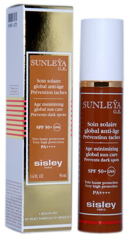 Сислей Санлея, GE Sunscreen Age Minimizing Global Sun Care предотвращает темные пятна Spf50+ 50 мл, Sisley