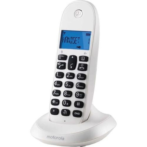 Радиотелефон Motorola C1001СB+, белый [107c1001blanco]