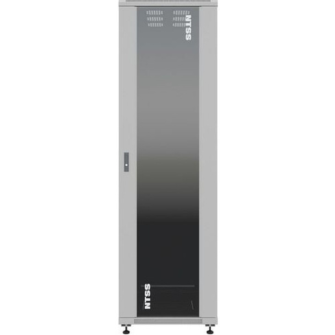 Шкаф серверный NTSS NTSS-R42U60100GS напольный, стеклянная передняя дверь, 42U, 600x1987x1000 мм