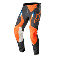 Штаны для мотокросса Alpinestars Supertech, черный/оранжевый/белый