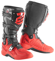 Ботинки для мотокросса Bogotto MX-7 G с защитой голени, красный/черный