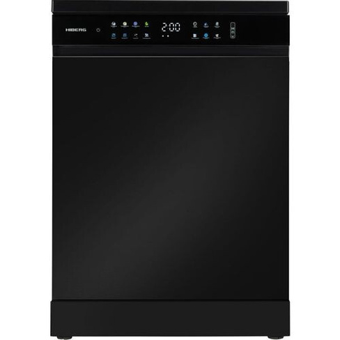 Посудомоечная машина HIBERG F68 1530 LB, полноразмерная, напольная, 60см, загрузка 15 комплектов, черный