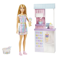 Набор игровой Barbie Ice Cream Shopkeeper Playset