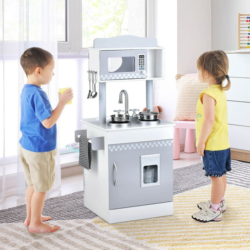 Кухонный игровой набор «Шеф-повар» с духовкой и раковиной для малышей Slickblue