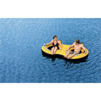 Bestway Rapid Rider 95-дюймовый надувной речной плот для 2 человек с поплавком и подстаканниками Bestway